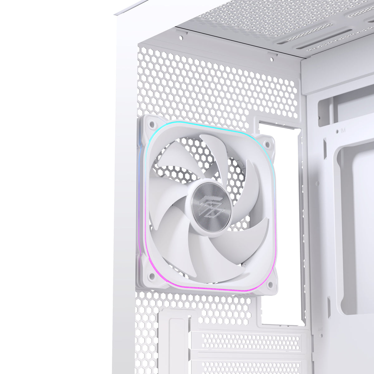 EAN 6977277360073 - Einarex EXCS-SM-51DR-W carcasa de ordenador Micro Torre Blanco imagen 8