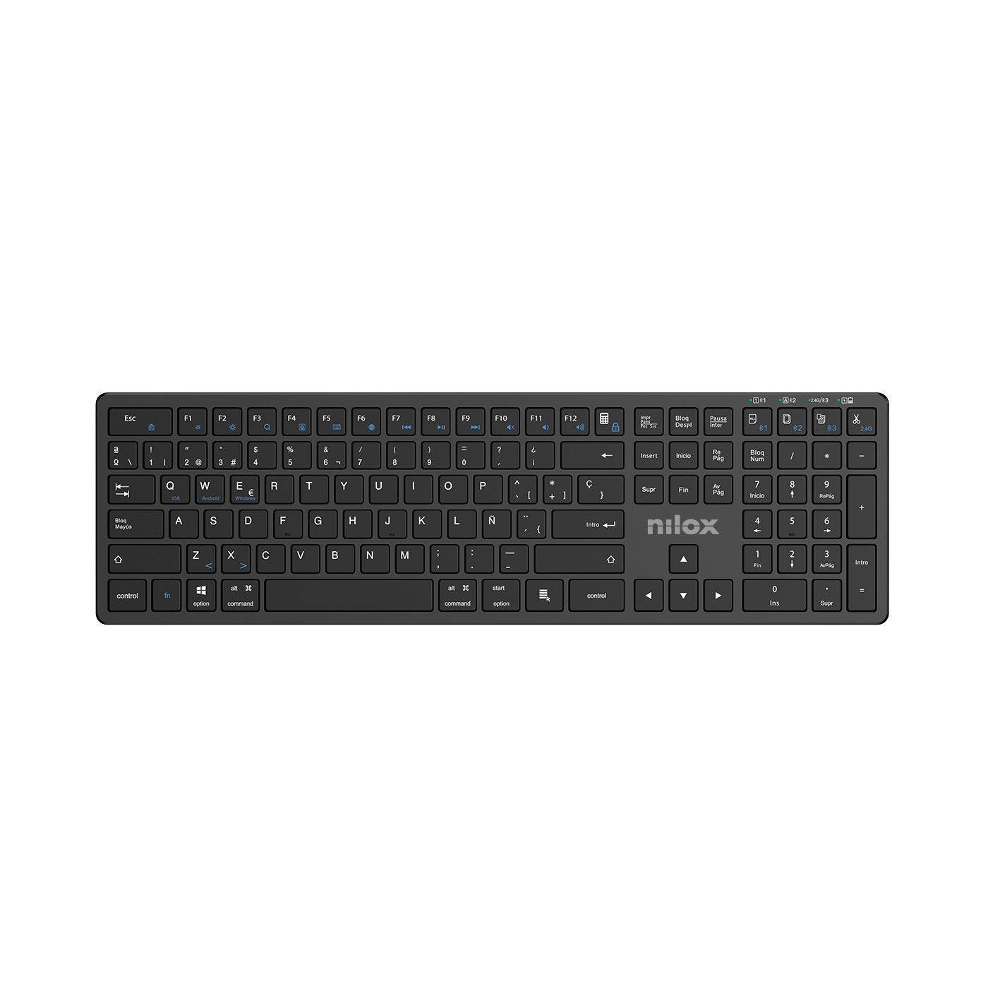 Teclado Professional Wireless Black