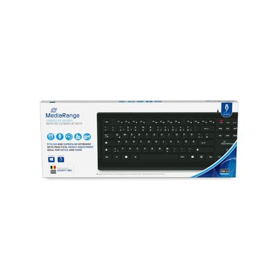 Mediarange Teclado Cablegeb. Ultraflachen Tamen Be Sw