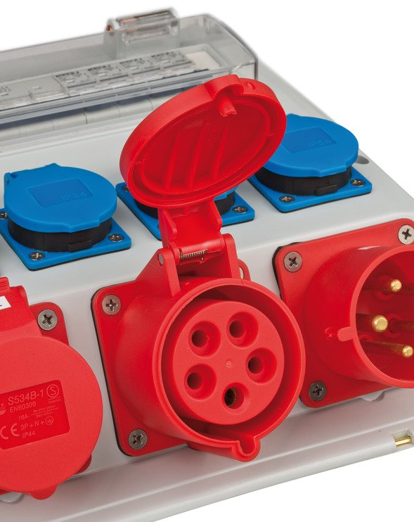 EAN 4007123650361 - Brennenstuhl 1154890020 unidad de distribución de energía (PDU) 7 salidas AC Negro, Azul, Gris, Rojo imagen 5