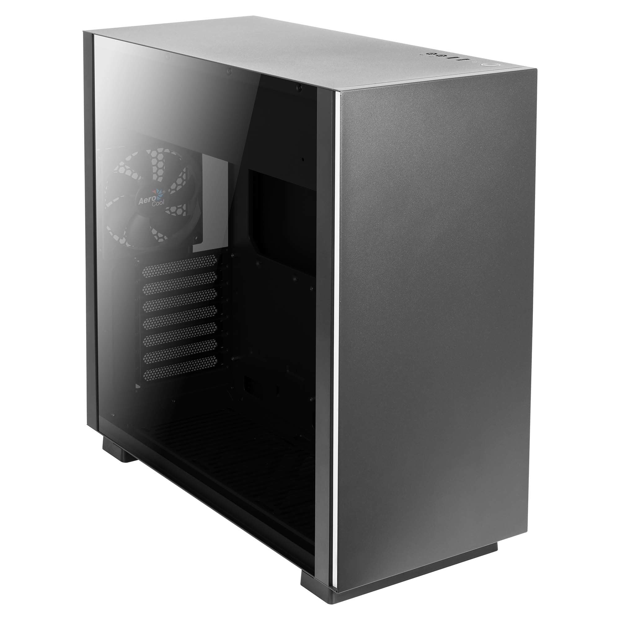 Caja Semitorre Aerocool Globk 2*Usb 3.0- Soporta Refrigeración Líquida Ssii-Ceb Atx Micro Atx Mini Itx
