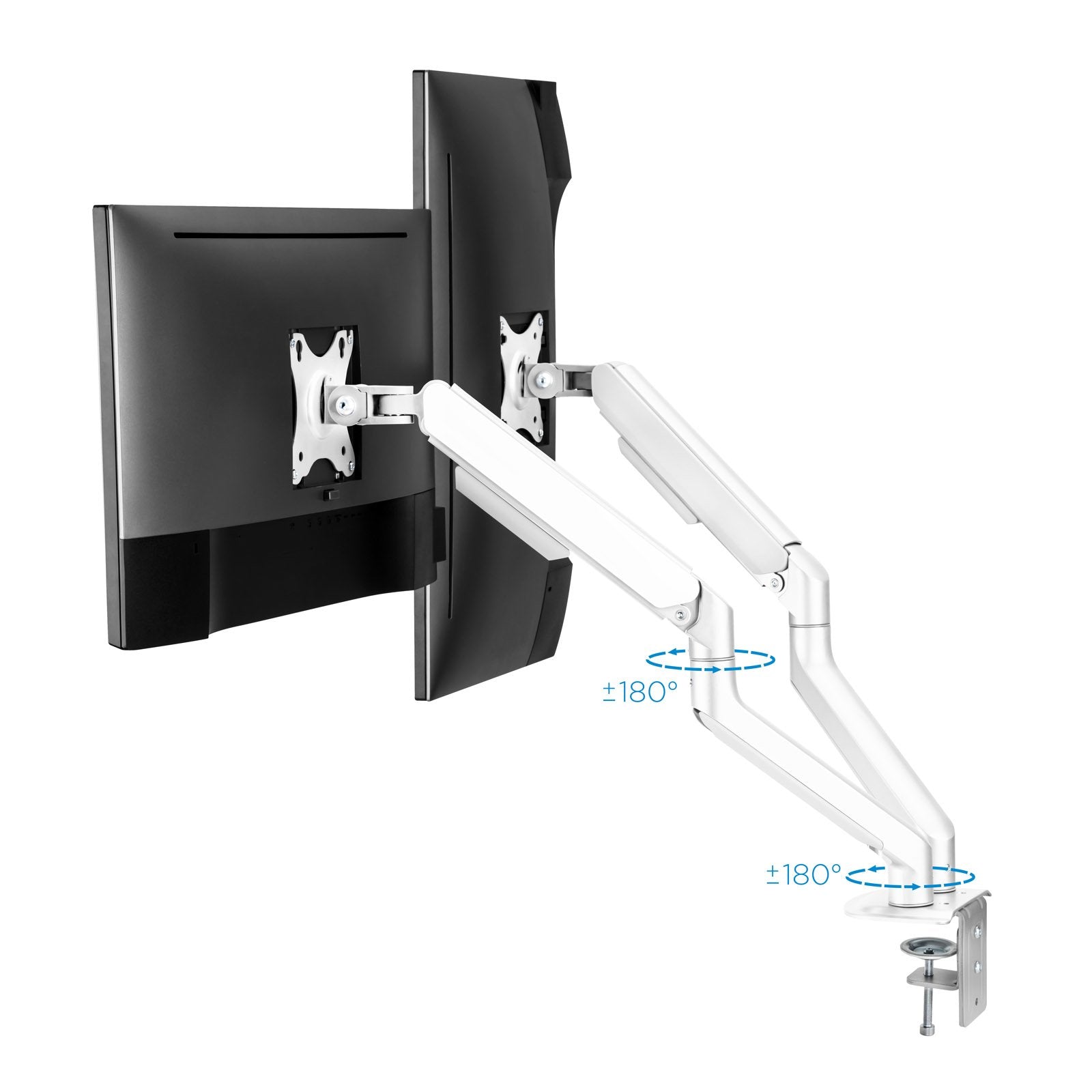 EAN 8433281011816 - TooQ DB4132TNR-W soporte para monitor 81,3 cm (32") Escritorio Blanco imagen 3