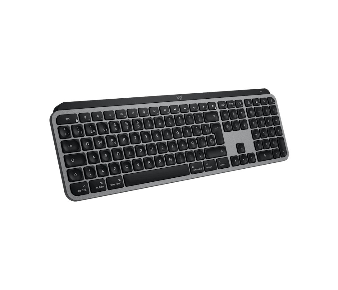 Teclado Español Logitech Mx Keys S For Mac Hogar Bluetooth Qwerty Gris