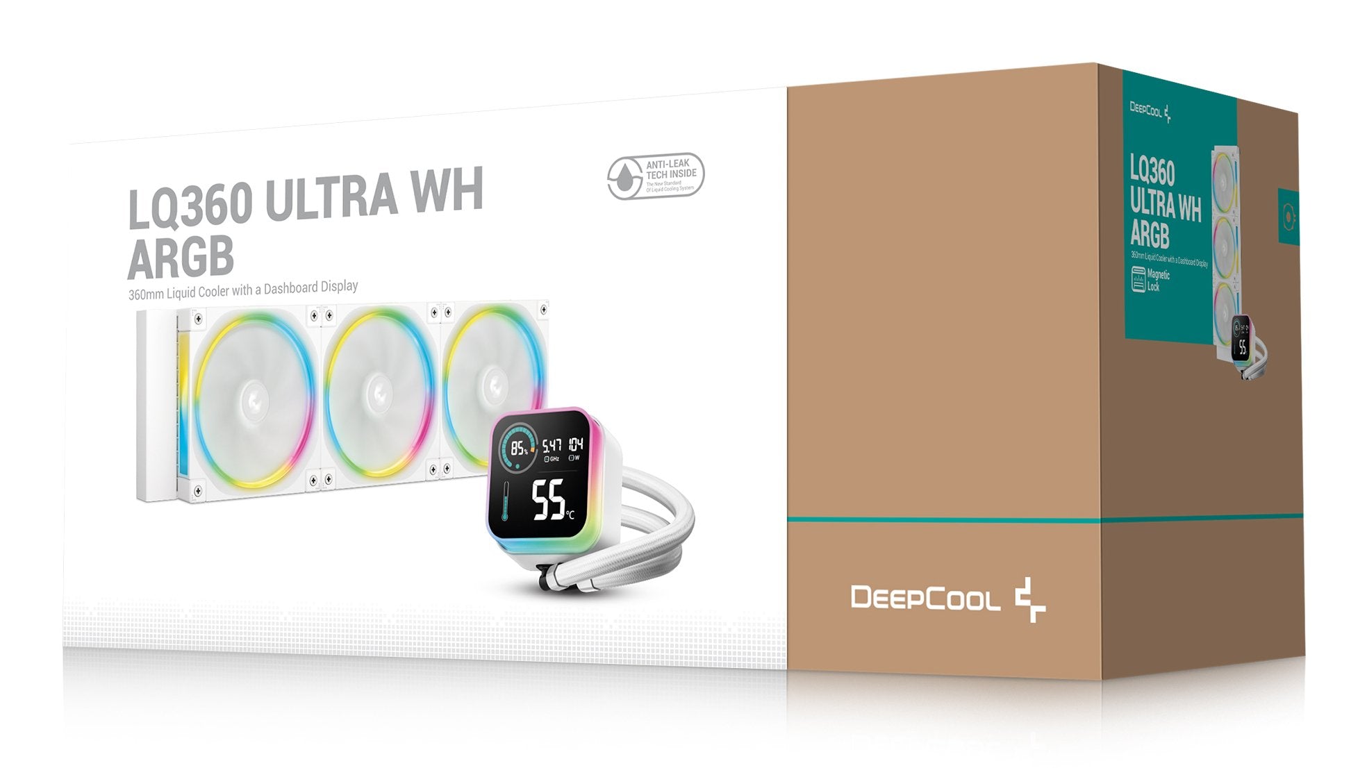 Refrigeración Liquida Cpu Deepcool Lq360 Ultra Argb Wh (Blanco) R-Lq360-Whasmc-G-1