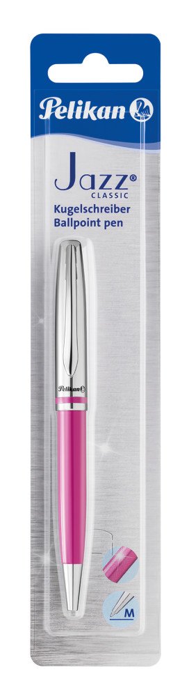 EAN 4012700807151 - Pelikan Jazz Classic Rosa Bolígrafo de punta retráctil con pulsador Medio 1 pieza(s) imagen 1