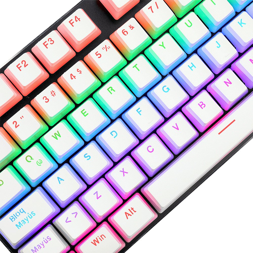 EAN 6950376708380 - REDRAGON Keycaps Sacarab White - Blanco Tecla imagen 6