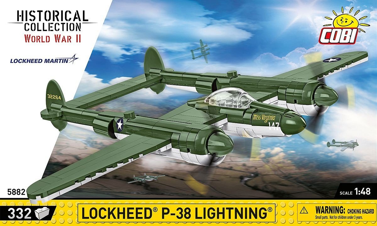 Cobi Lockheed P-38 Lightning, Juguetes De Diseño Cobi-5882