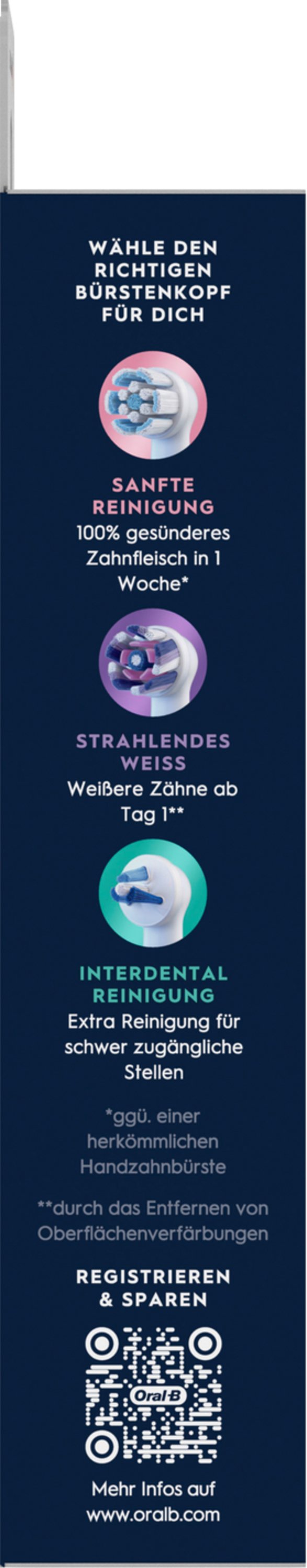 Oral-B Aufsteckbürsten Io Ultimative Reinigung Billboard 8er
