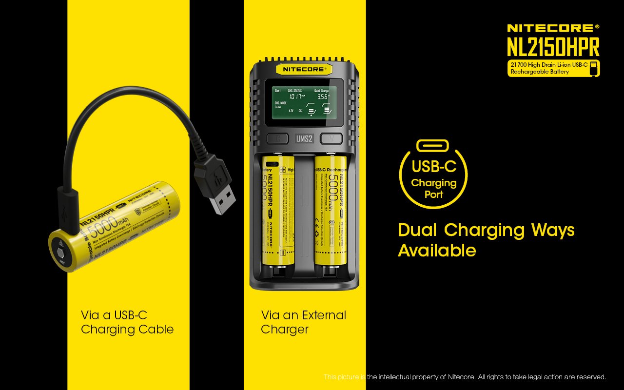 EAN 6952506493739 - Nitecore NL2150HPR batería recargable industrial Ión de litio 5000 mAh 3,6 V imagen 12