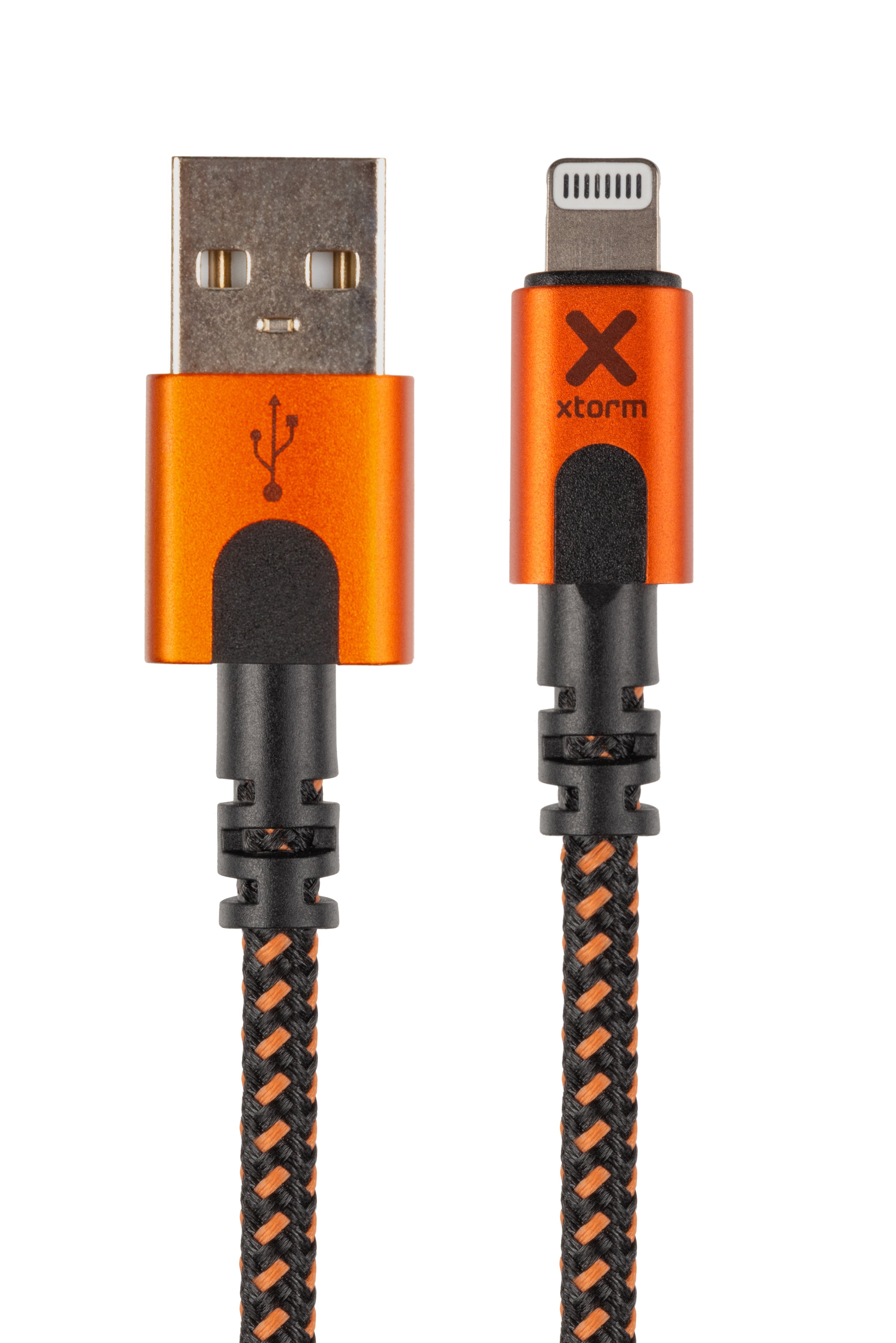 Xtorm Cable Usb-A A Lightning 1.5m Negro Naranja