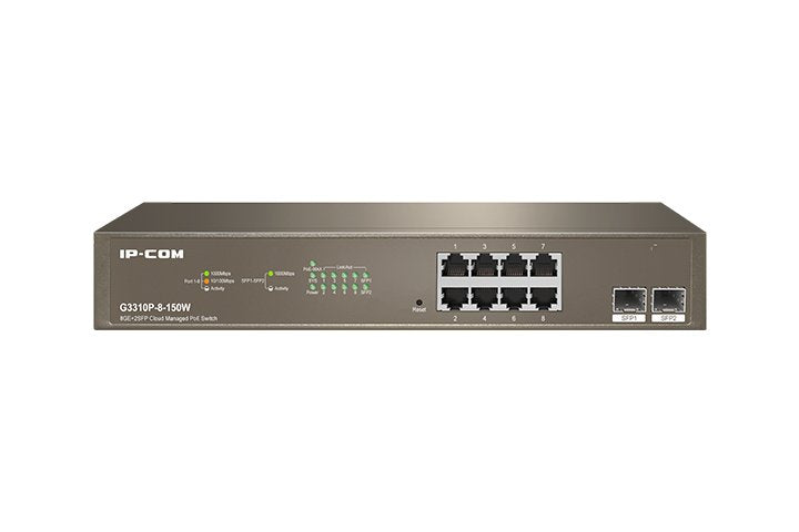EAN 6932392835165 - IP-COM Networks G3310P-8-150W switch Gestionado L2 Gigabit Ethernet (10/100/1000) Energía sobre Ethernet imagen 1