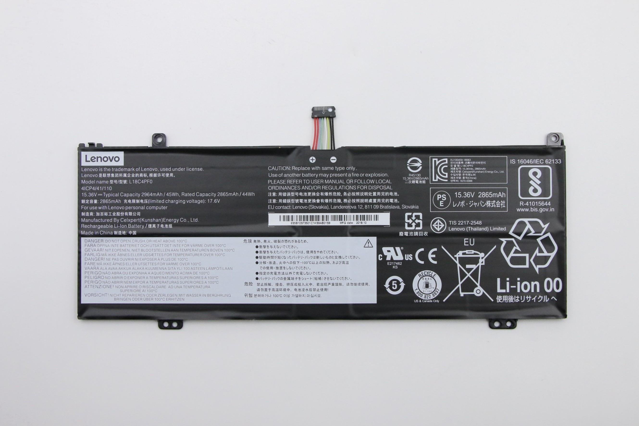 V540s Cp/C L18c4pf0 15.36v45wh - 4cellbty - Warranty: 6m