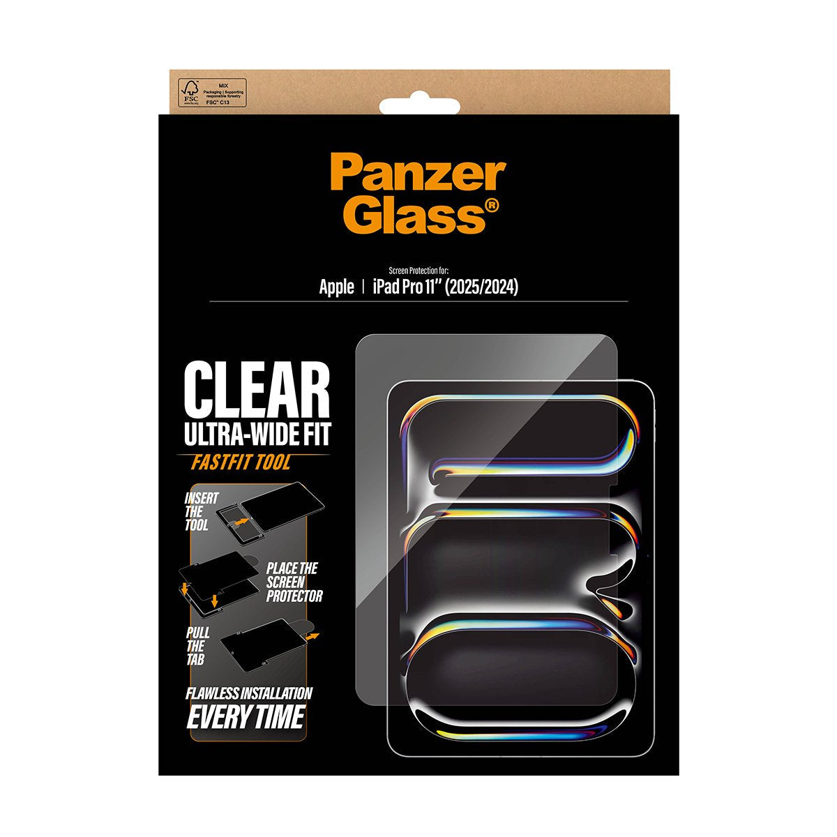 Panzerglass Screen Protector Ipad Pro 11 W. Fast Fit Tool