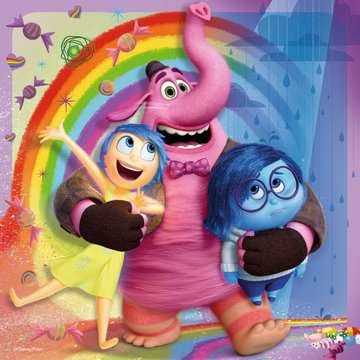 Puzzle Del Reves Disney Pixar 3x49pzs
