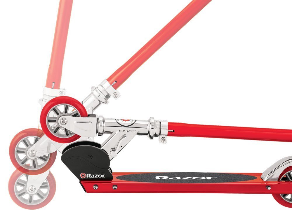 Patinete Razor Clásico Negro, Rojo