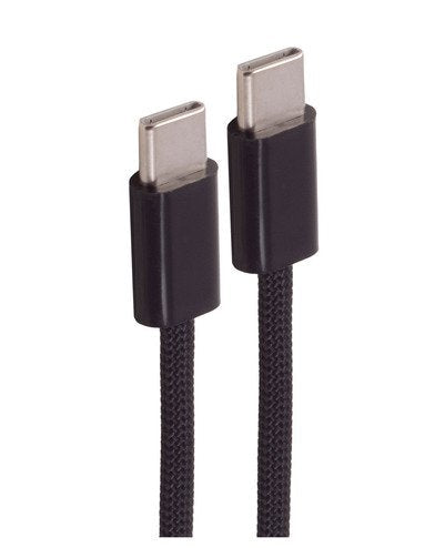 Shiverpeaks Usb-C Cable De Carga, 2.0, 60w, Negro, Textil, 3m
