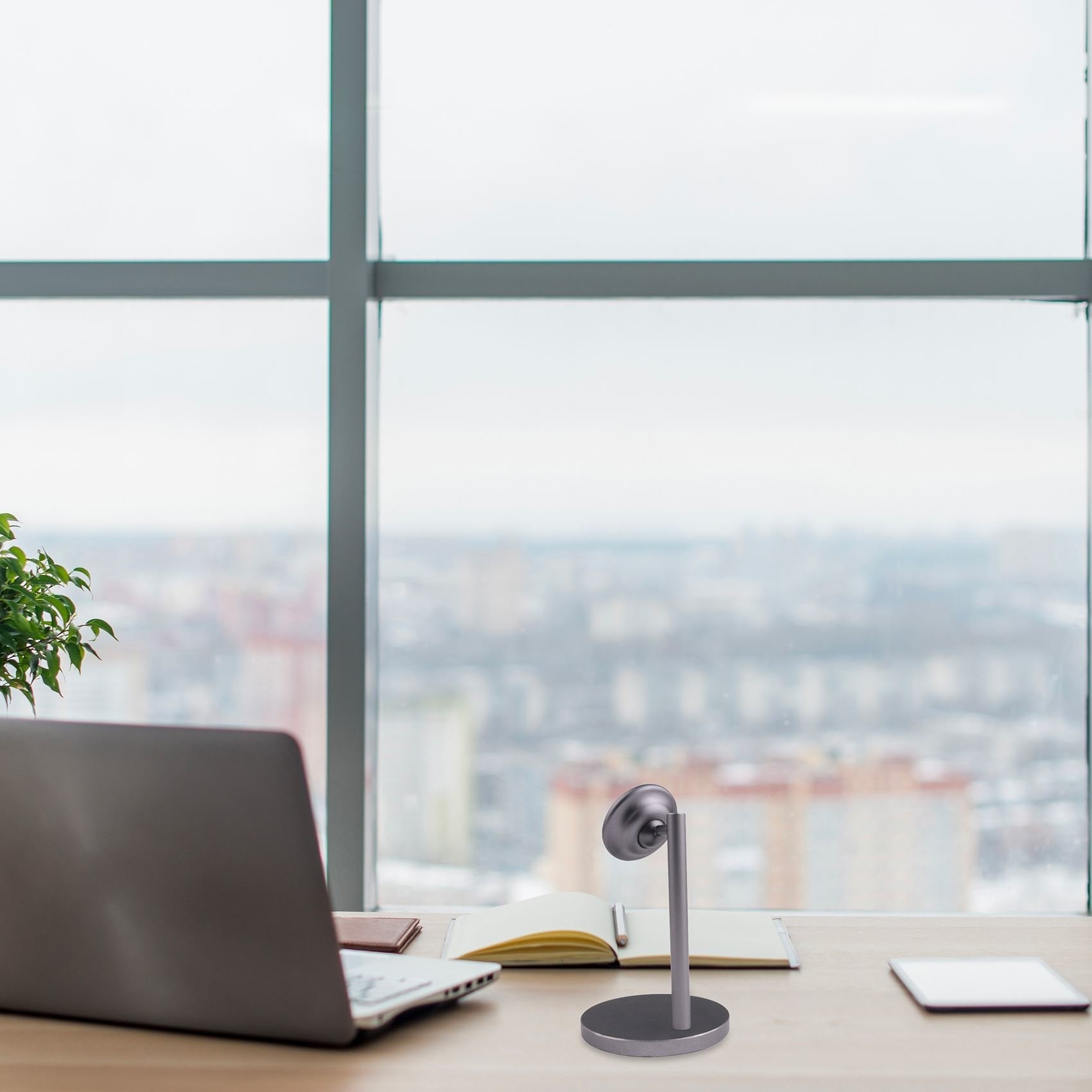 Celly Ghost Desk Soporte Pasivo Reproductor De Mp3, Móvil/Smartphone Negro