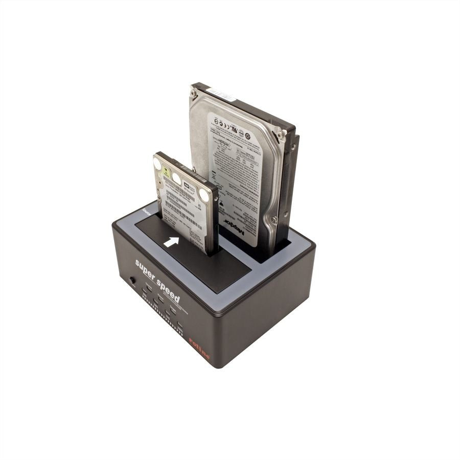 6,35 8,89cm 2,5pulgadas 3,5pulgadas Sata Hdd Ssd Docking Station Usb 3.2 Gen 1 Hdd-Clone-Función