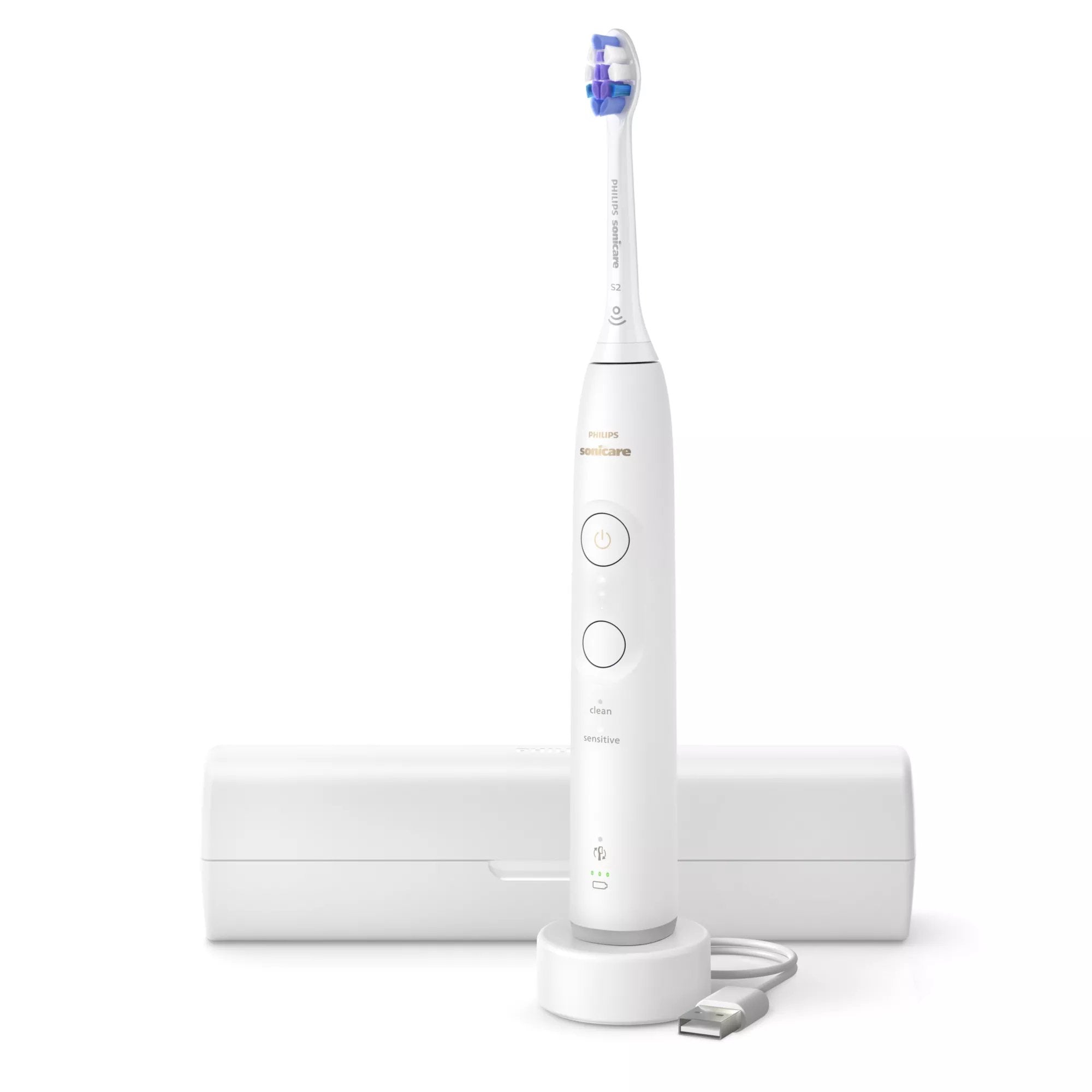 EAN 8720689044004 - Philips HX7400/06 cepillo eléctrico para dientes Adulto Cepillo dental sónico Blanco imagen 1