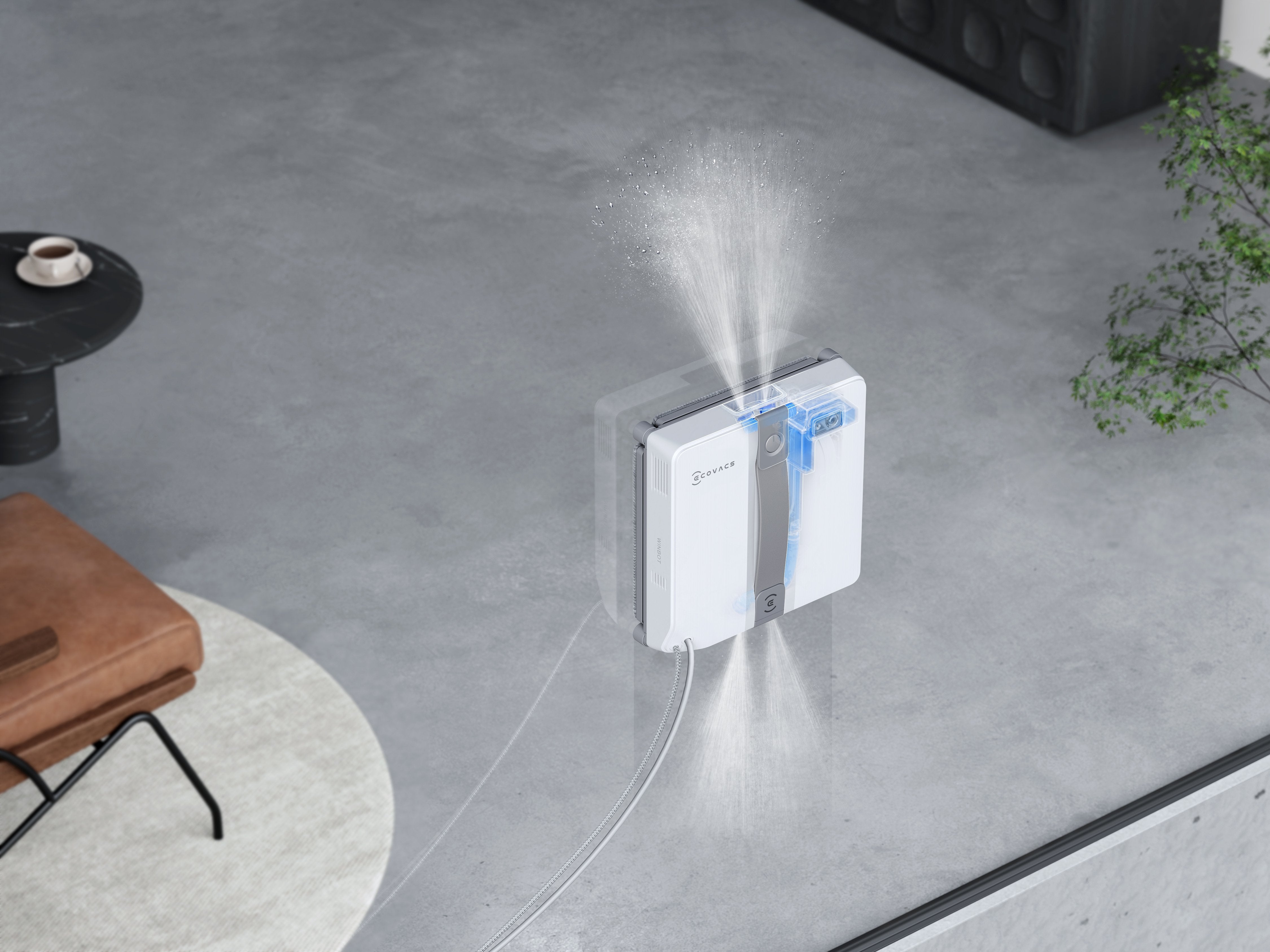 Ecovacs Ecovacs Winbot Fensterroboter Mini Gris Wg841-01td