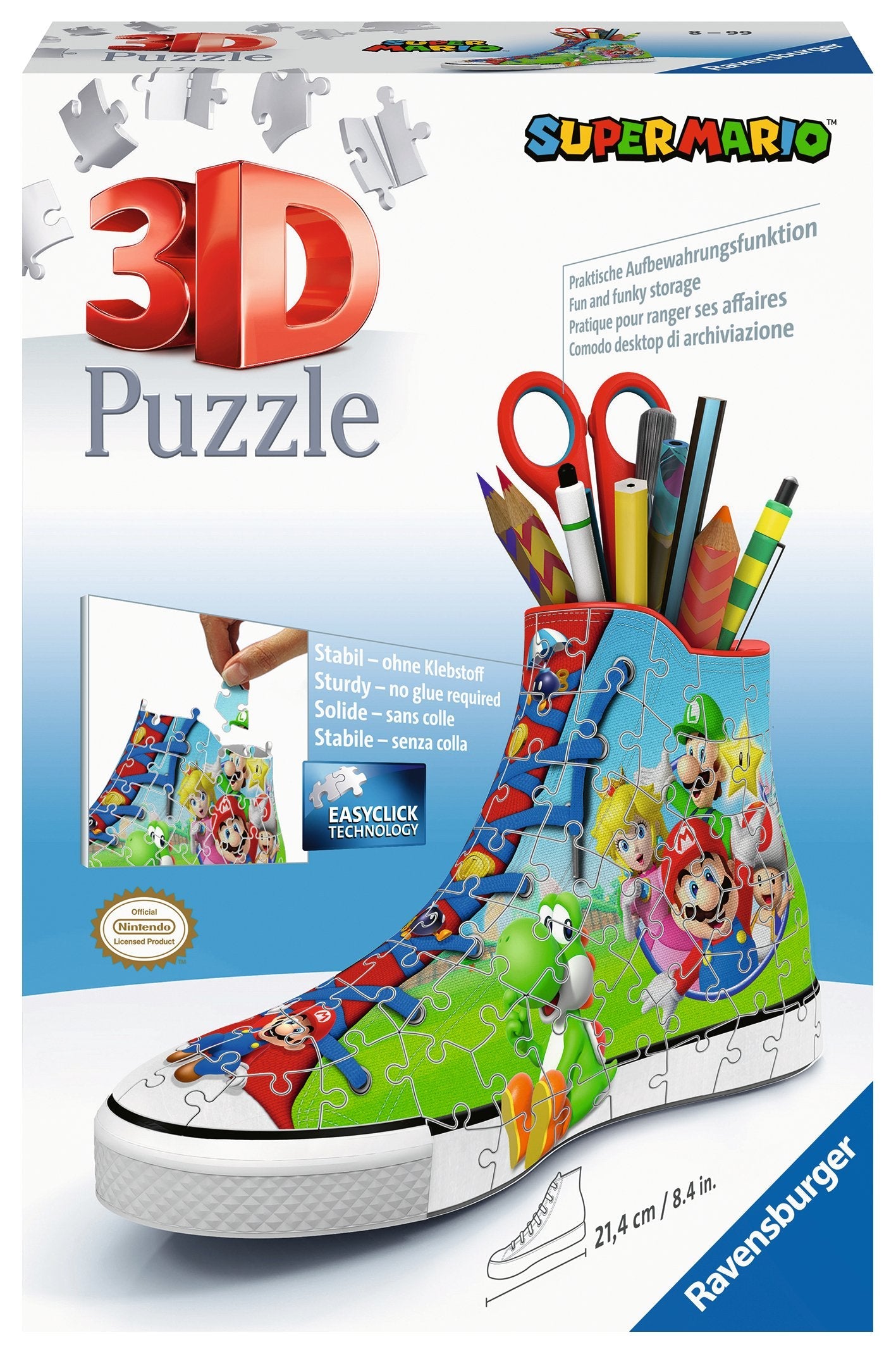 Zapatilla Super Mario Puzzle 3d
