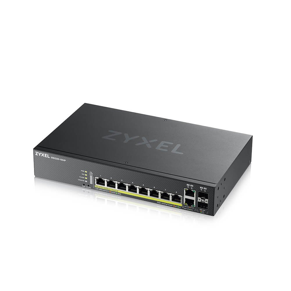 EAN 4718937607402 - Zyxel GS2220-10HP-EU0101F switch Gestionado L2 Gigabit Ethernet (10/100/1000) Energía sobre Ethernet (PoE imagen 4