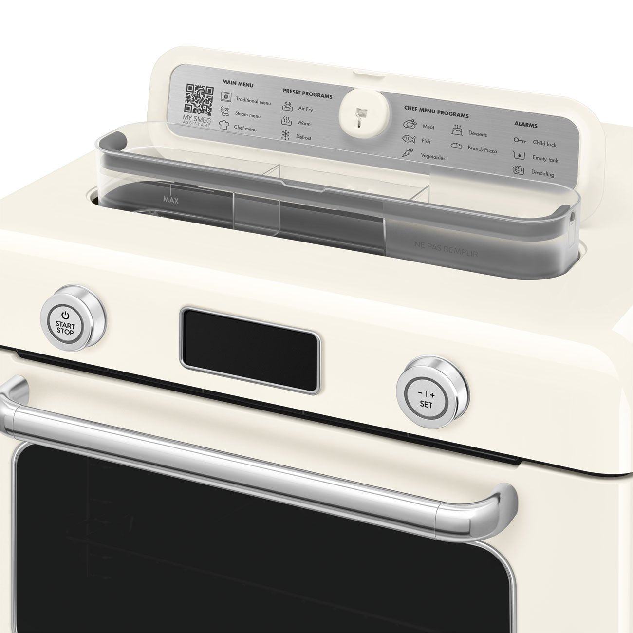 EAN 8017709329570 - Smeg COF01CREU horno de vapor Crema de color Botones, Giratorio imagen 11