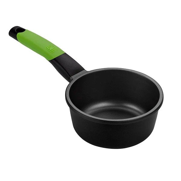 Bra Cazo Prior A403818,18cm,1.35l,Espesor 5.5mm,Aluminio Fundido,Teflon Antiadherente,Mango Recubierto Silicona