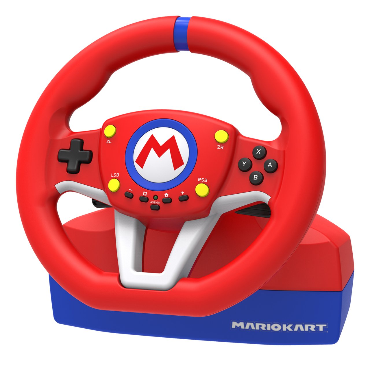 Volante De Carreras Con Pedales Hori Mario Kart Racing Wheel Pro Mini Para Nintendo Switch Licencia Oficial Nintendo
