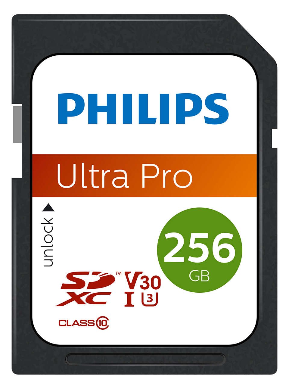 Tarjeta Philips Sdxc 256gb Clase 10 Uhs-I U3 V30 A1