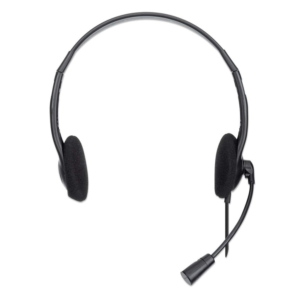Manhatan Stereo Usb-Headset On Ear, Usb-A Stecker Schwarz