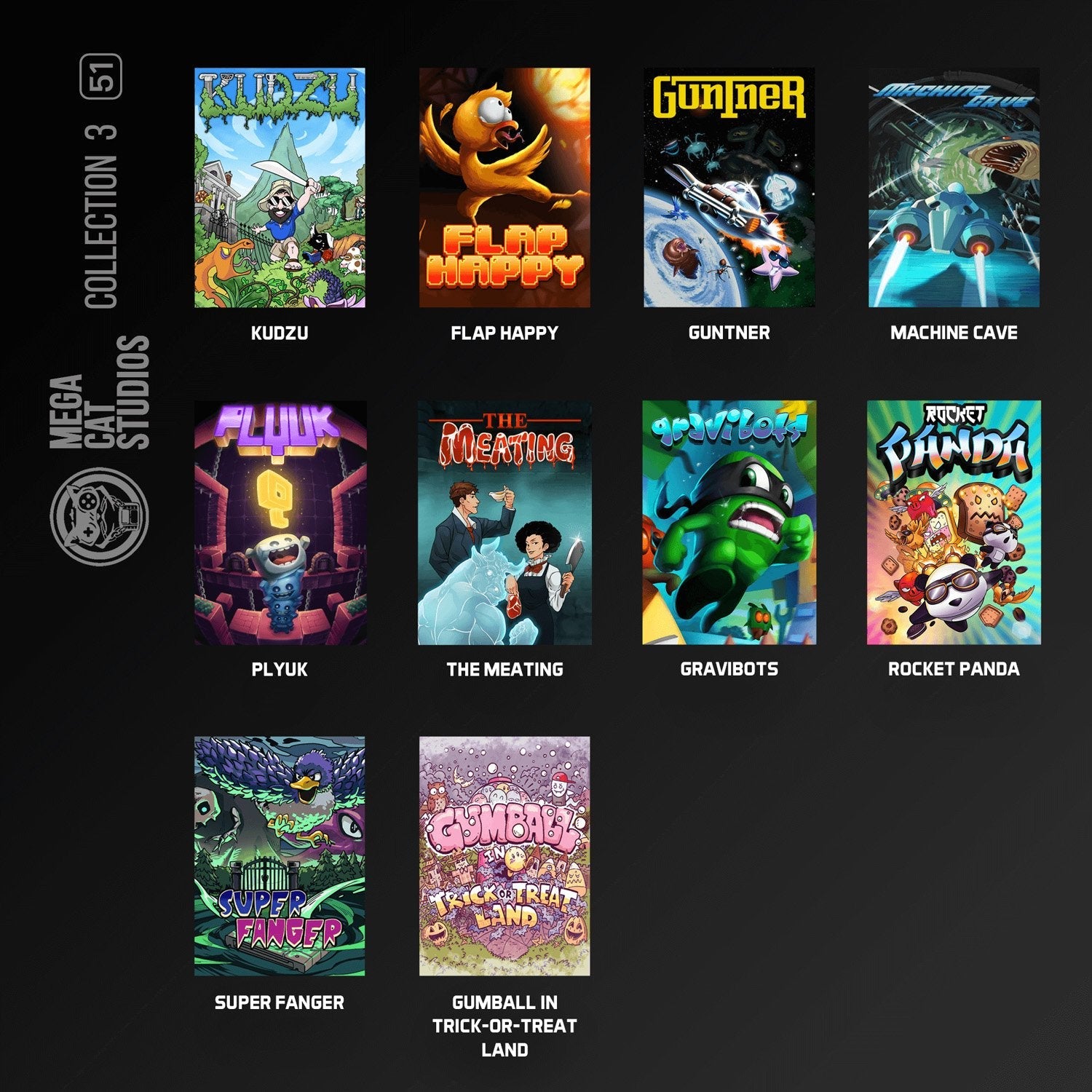 Juego Mega Cat Studios Colec.3 - Ret Evercade Retro Evercade