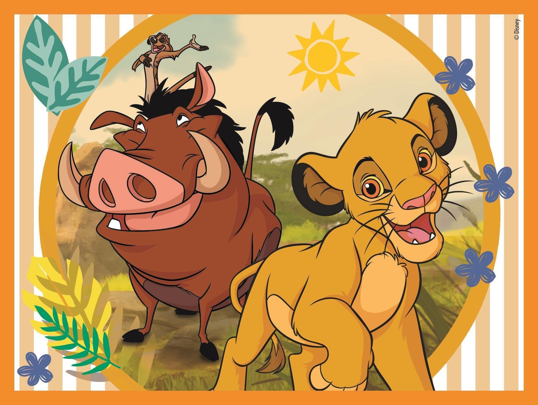Puzzle Cubo Bambi Disney 12pzs