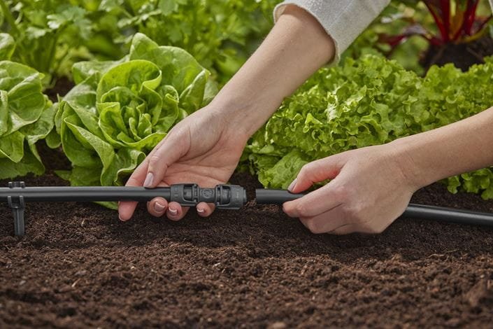 Gardena Micro-Drip-System Conector 13mm (1/2") (Gris Oscuro, 3 Piezas 13203-20