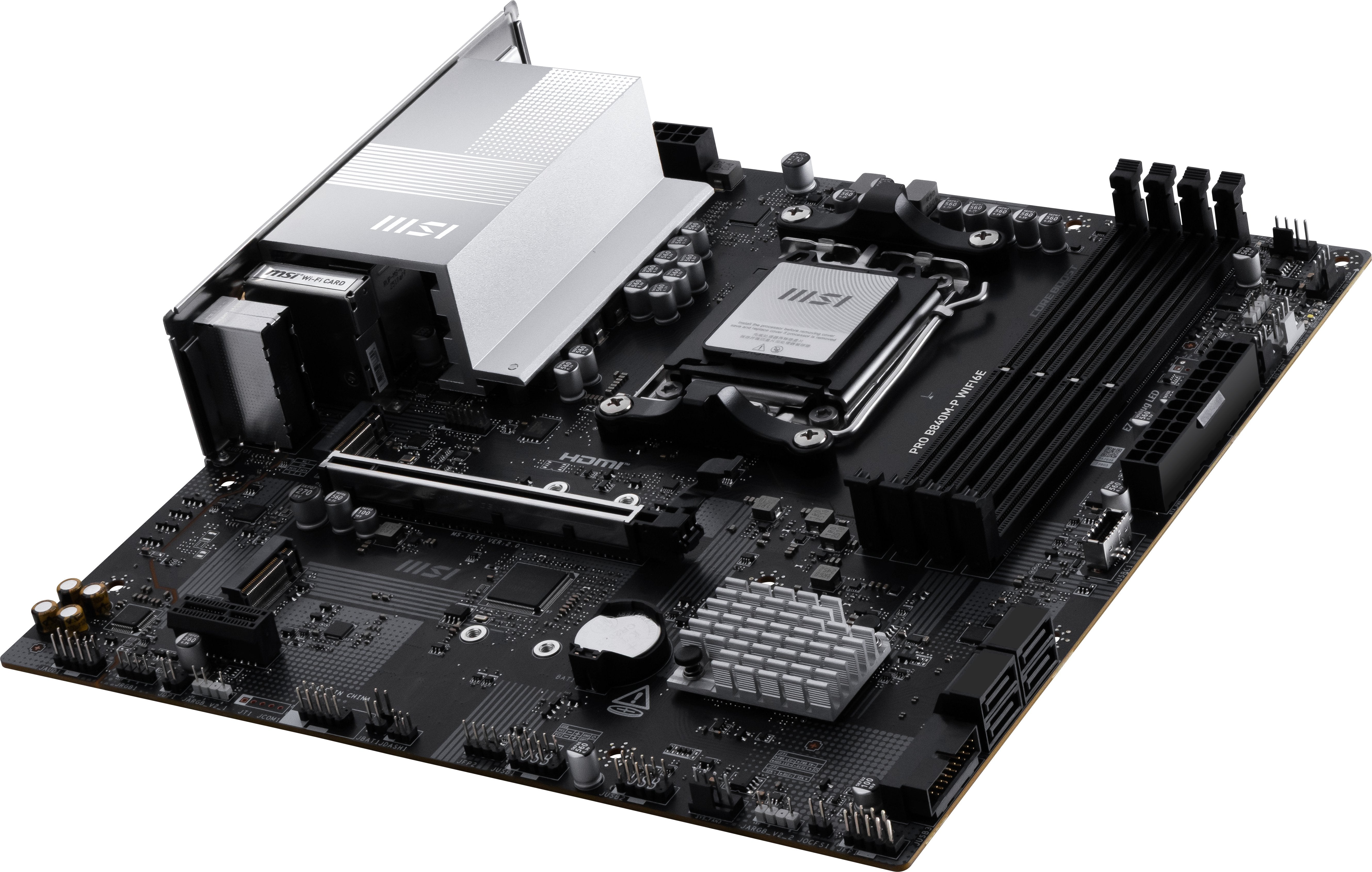 EAN 4711377361804 - MSI PRO B840M-P WIFI6E placa base AMD B840 Zócalo AM5 micro ATX imagen 2