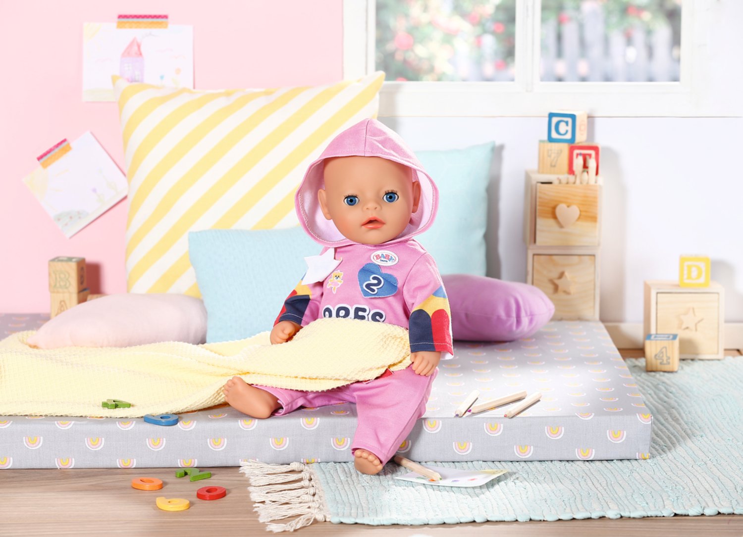EAN 4001167833537 - BABY born Kindergarten Romper+Badges Pelele de muñeca imagen 9