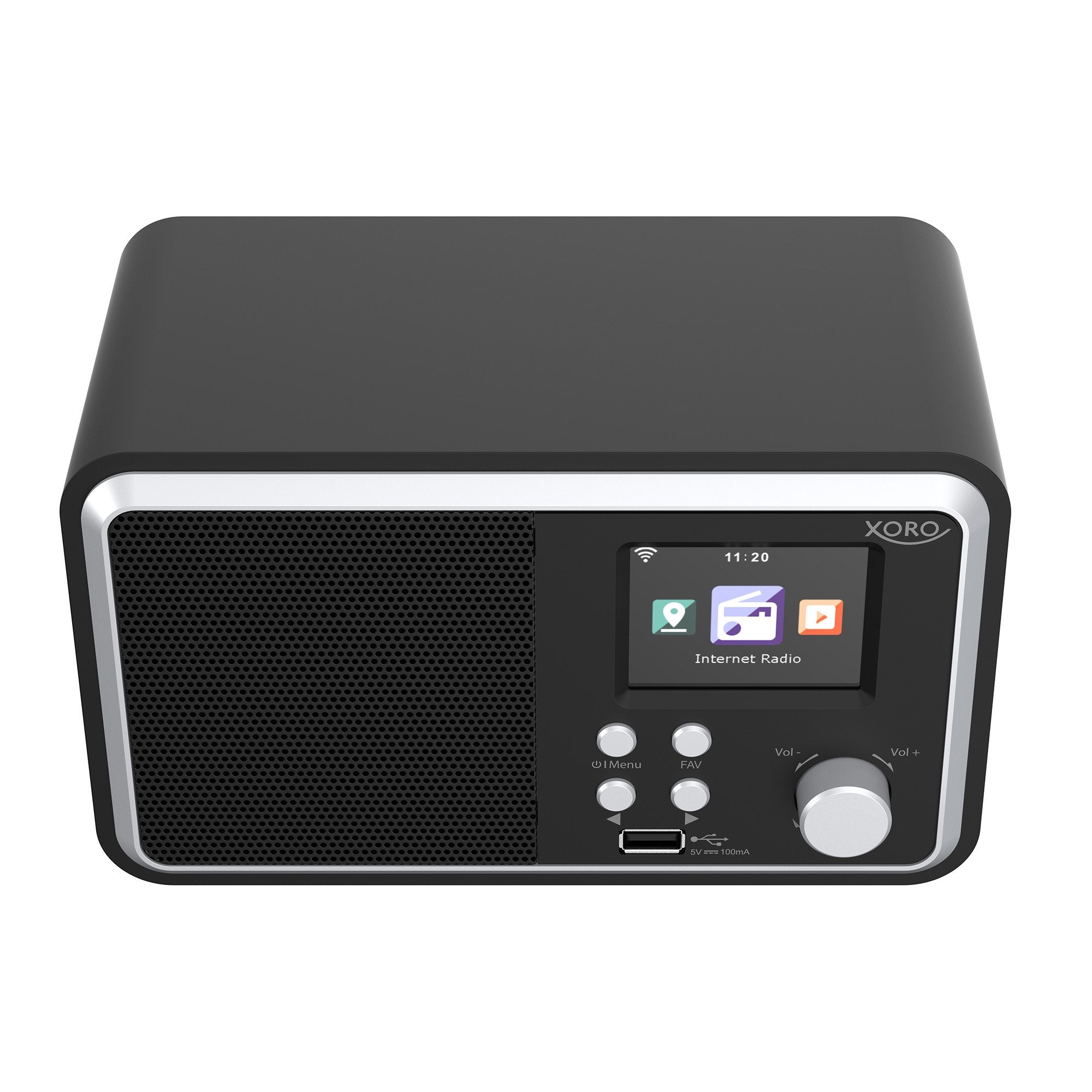 EAN 4260427616291 - Xoro XOR400909 radio Internet Digital Negro imagen 3