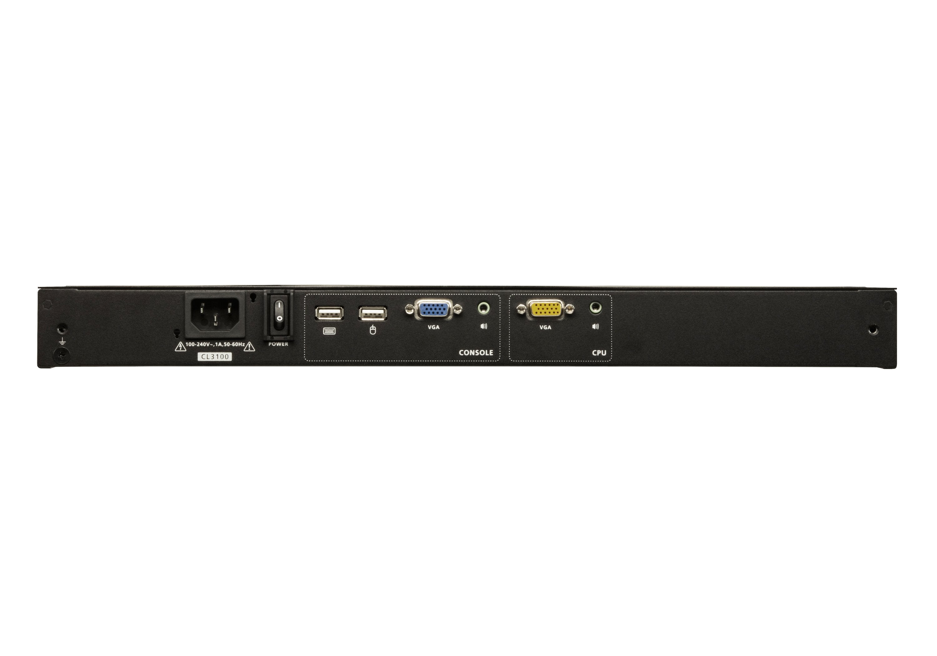 EAN 4710469344671 - ATEN CL3100NX consola de rack 47 cm (18.5") Negro 1U imagen 2