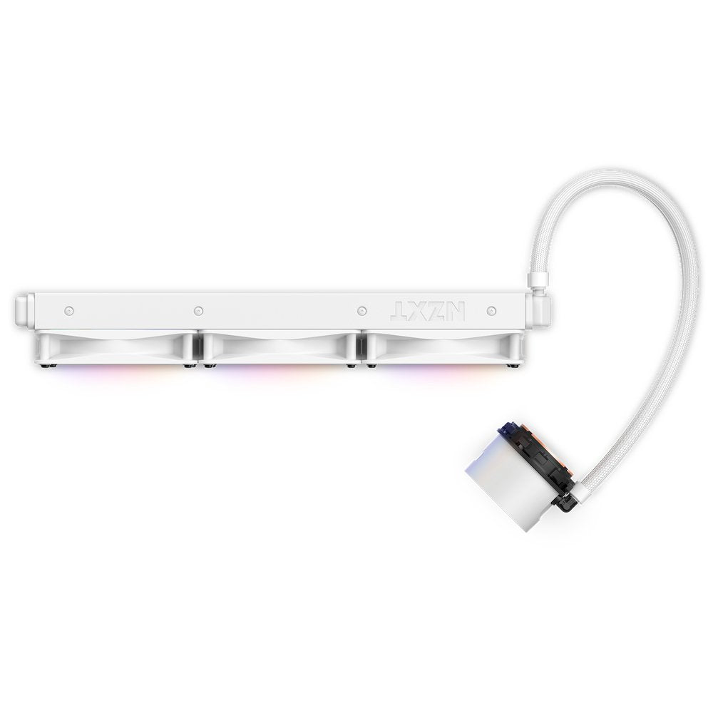 Refrigerador Liquido Cpu Nzxt Kraken 360 Rgb 3x120 Blanco Vent Rgb Display Lcd
