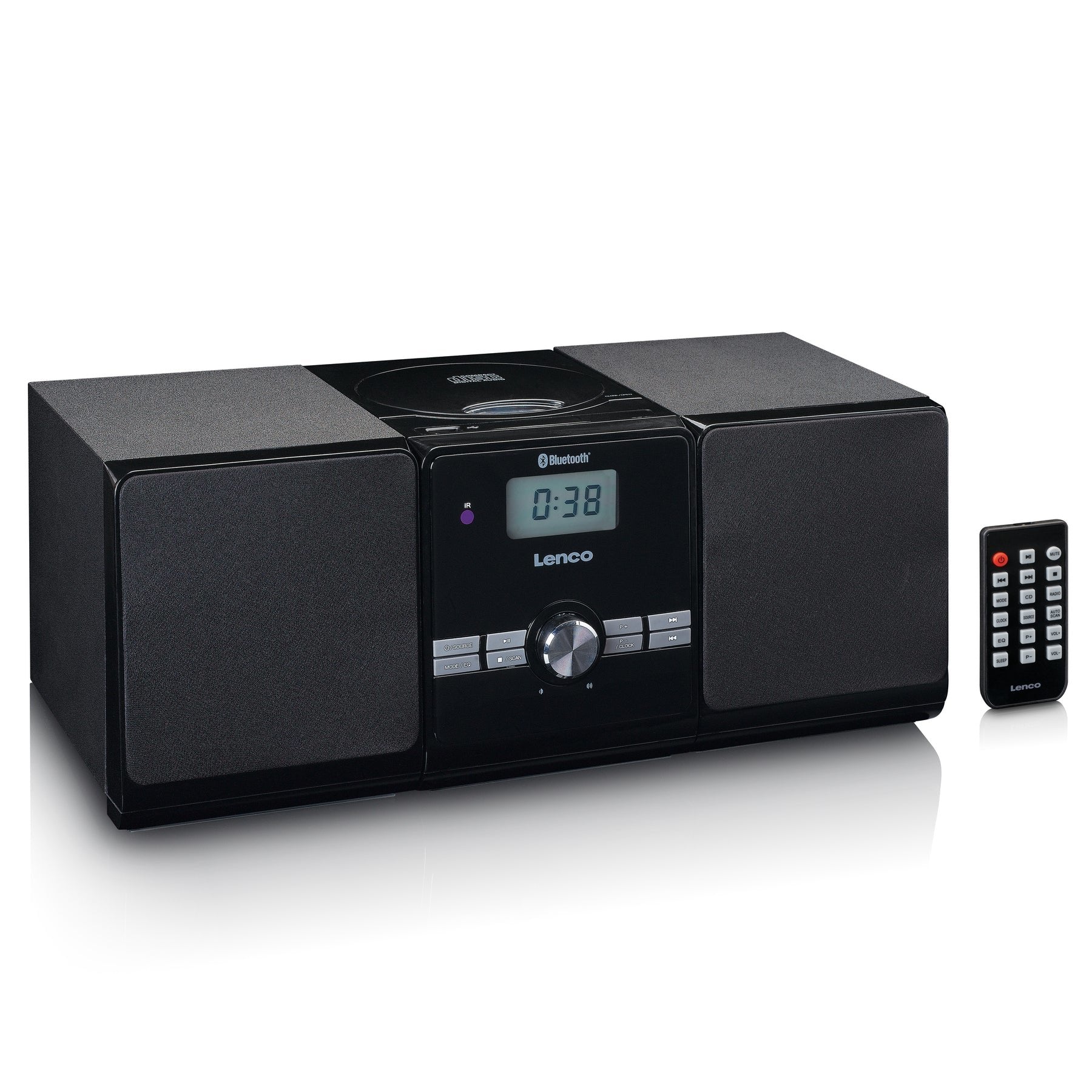 EAN 8711902065326 - Lenco MC-030BK sistema de audio para el hogar Microcadena de música para uso doméstico 10 W Negro imagen 2