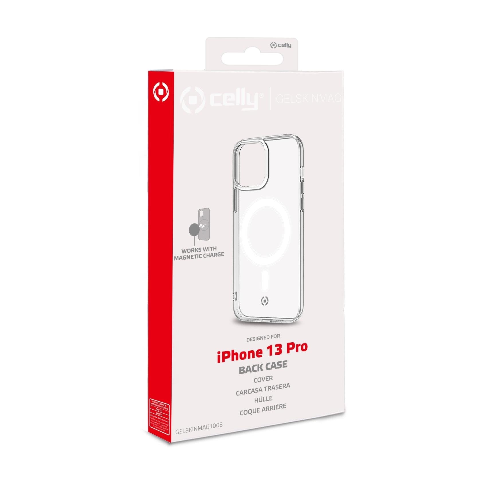 Celly Case Iphone 13 Pro Magsafe Tpu Transparent Gelskinmag1008