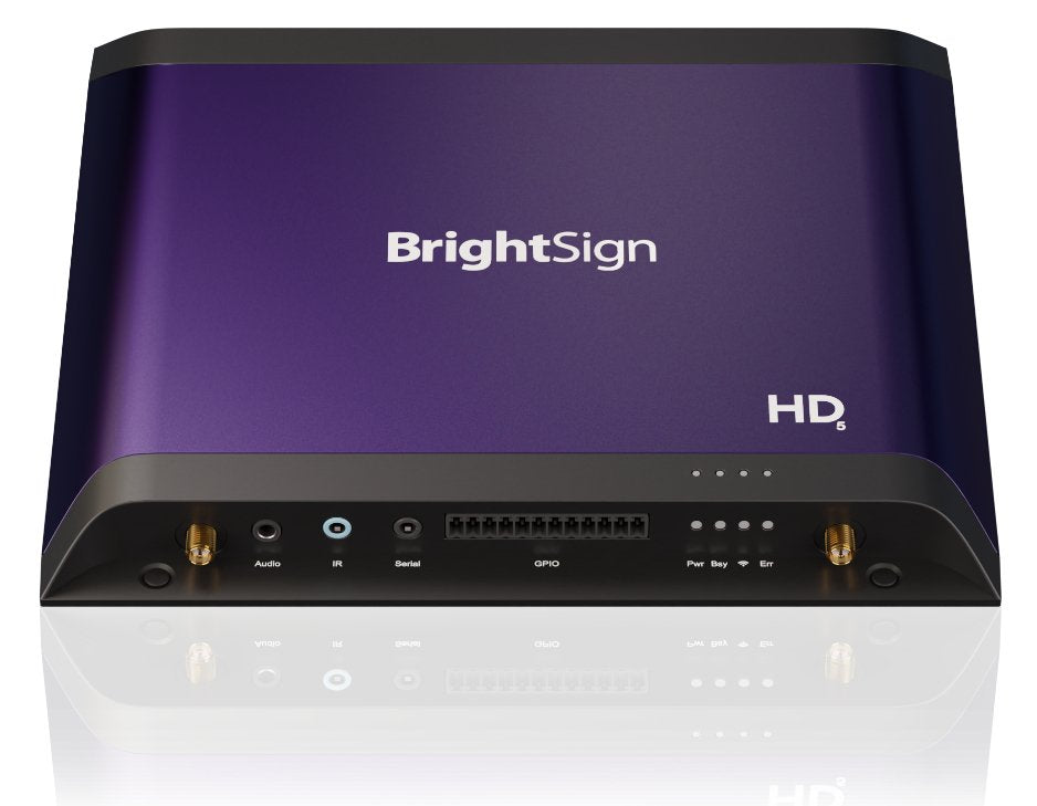 EAN 0854529008210 - BrightSign HD225 reproductor multimedia y grabador de sonido Negro, Púrpura 4K Ultra HD imagen 1