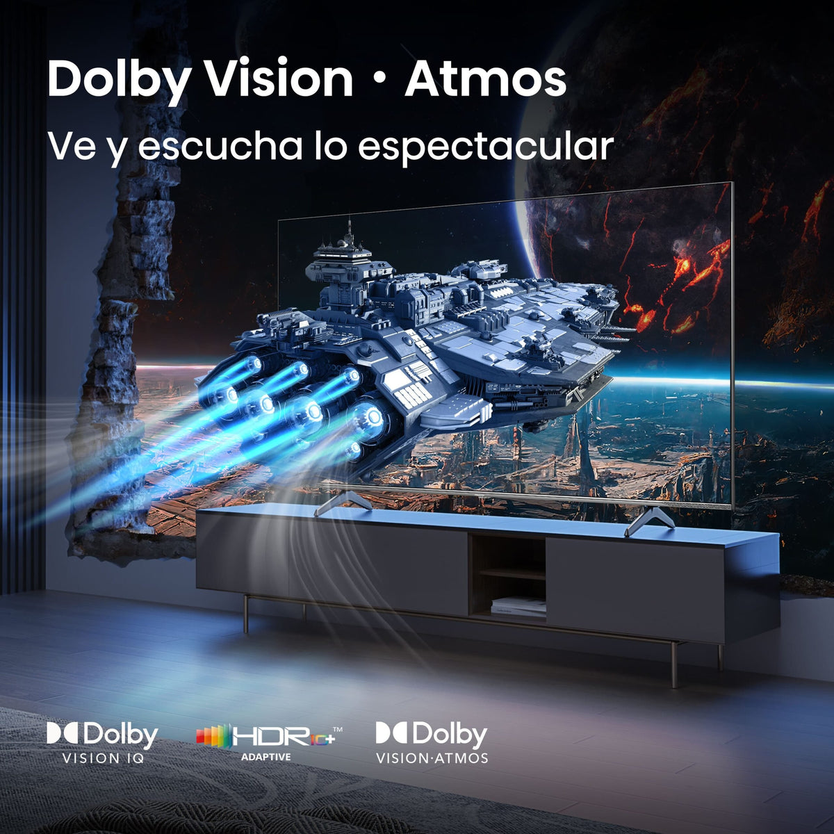 EAN 6942351416885 - Hisense E7Q PRO 75E7Q PRO 190,5 cm (75") 4K Ultra HD Smart TV Wifi Negro 385 cd / m² imagen 19