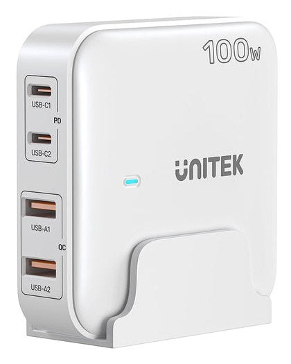 EAN 4894160051066 - UNITEK P1229ABK01-EU 100w Universal Negro, Blanco Corriente alterna Carga rápida Interior imagen 2