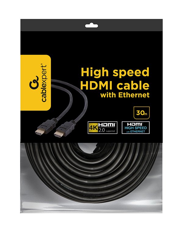 EAN 8716309074339 - Gembird CC-HDMI4-30M cable HDMI HDMI tipo A (Estándar) Negro imagen 5