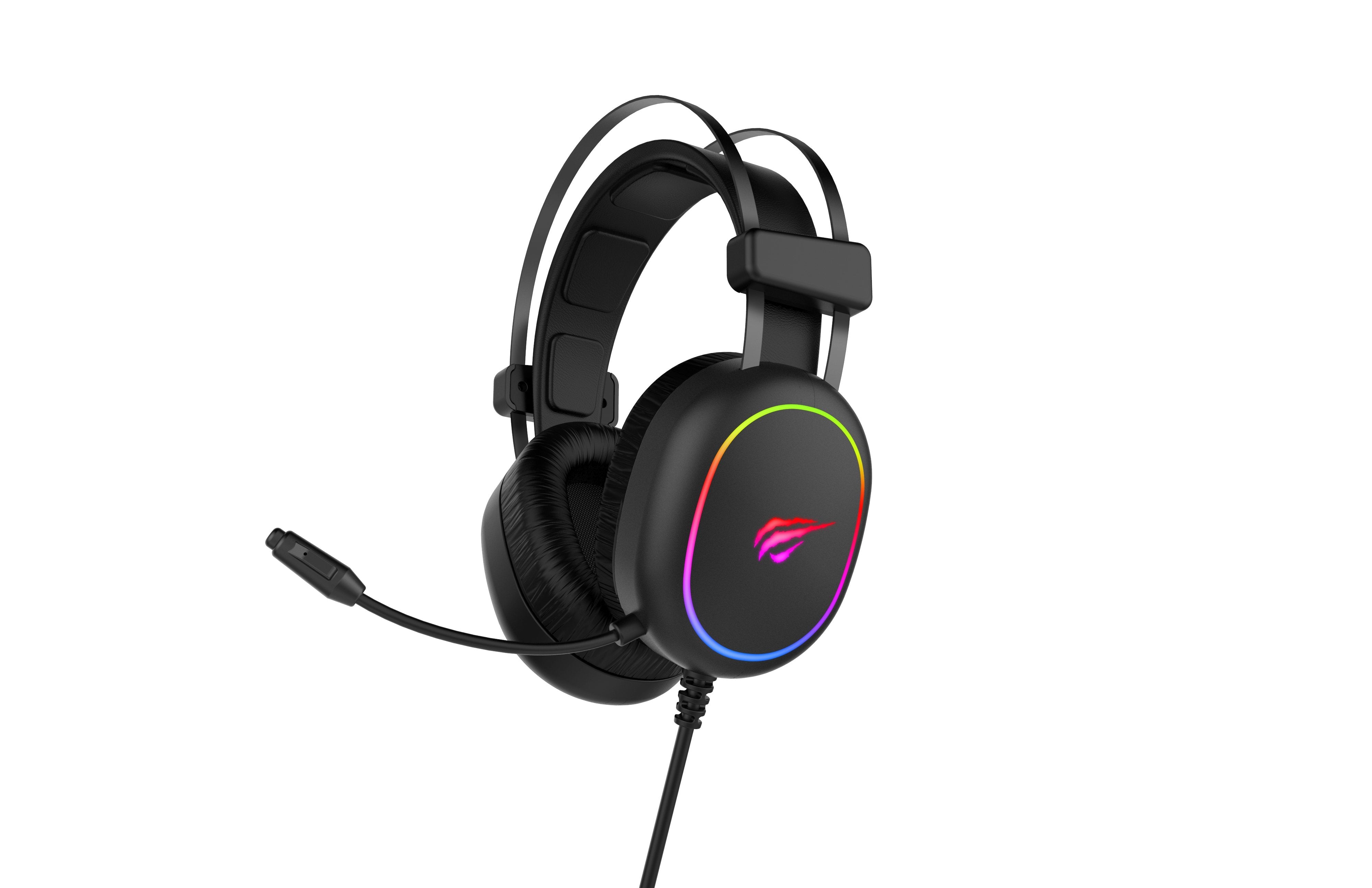 Auriculares Havit Gaming Headphone Rgb Black 2016d Juego Negro