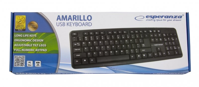 EAN 5901299941478 - Esperanza EK134 teclado USB Negro imagen 4