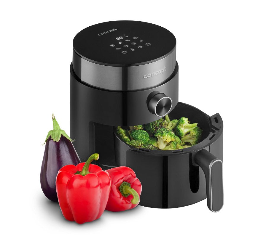 Freidora De Aire Concept Fr2500 Sencillo 2,5 L 1200 W Caliente Negro