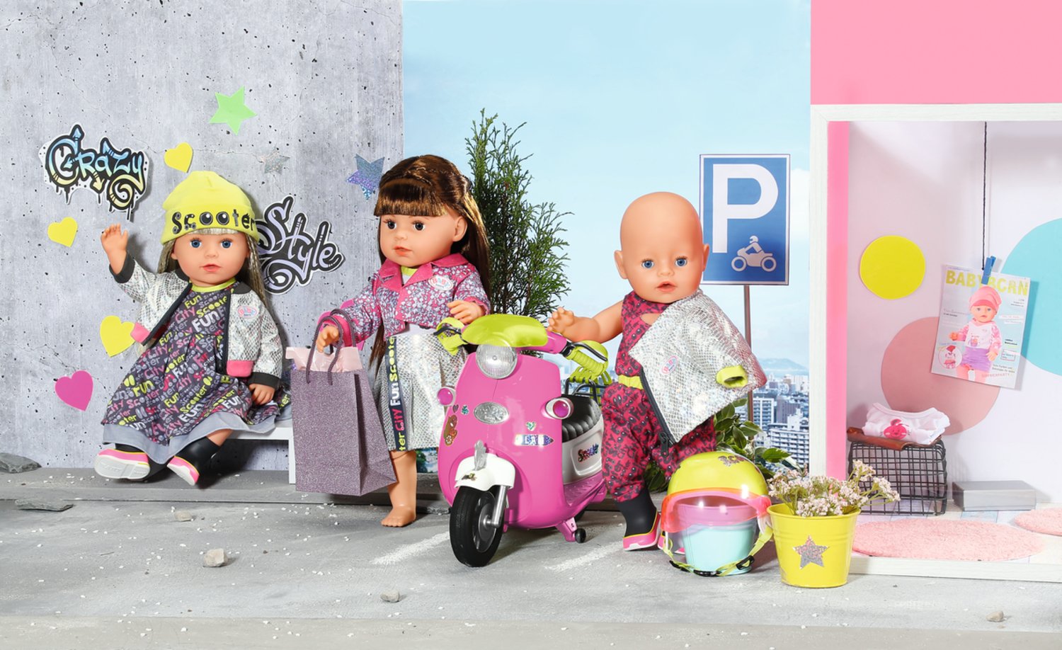 Accesorios Para Muñecas Zapf Creation Baby Born® City Deluxe Style 43 Cm, 830208