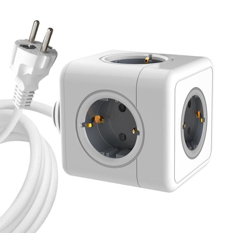 Microconnect Mc-Cube015 Base Múltiple 1,5 M 5 Salidas Ac Interior Blanco